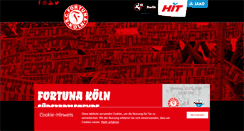 Desktop Screenshot of fortuna-koeln.de